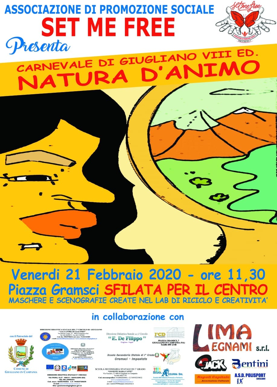 VIII EDIZIONE CARNEVALE GIUGLIANO – NATURA D'ANIMO  - VENERDI 21 FEBBRAIO 2020